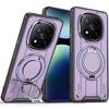 Metal Ring Rotate Stand Magnetic Phone Case For Xiaomi Redmi Note 14 Pro Plus 14S Shockproof Cover Redmi Note 13 Pro 5G 4G Cases