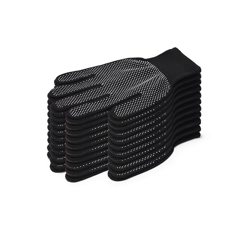 Thin Full-Finger Anti-Slip Work Gloves with Sun Protection & Nylon Dots for Construction & Labor Handling.