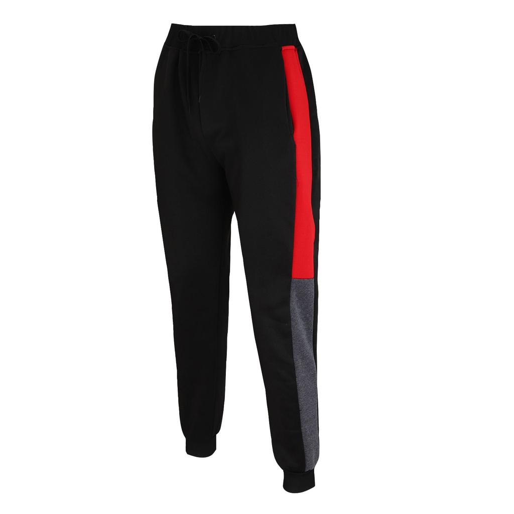 Men's Colorblock Loose Sweatpants Men's Casual Fashion Sweatpants