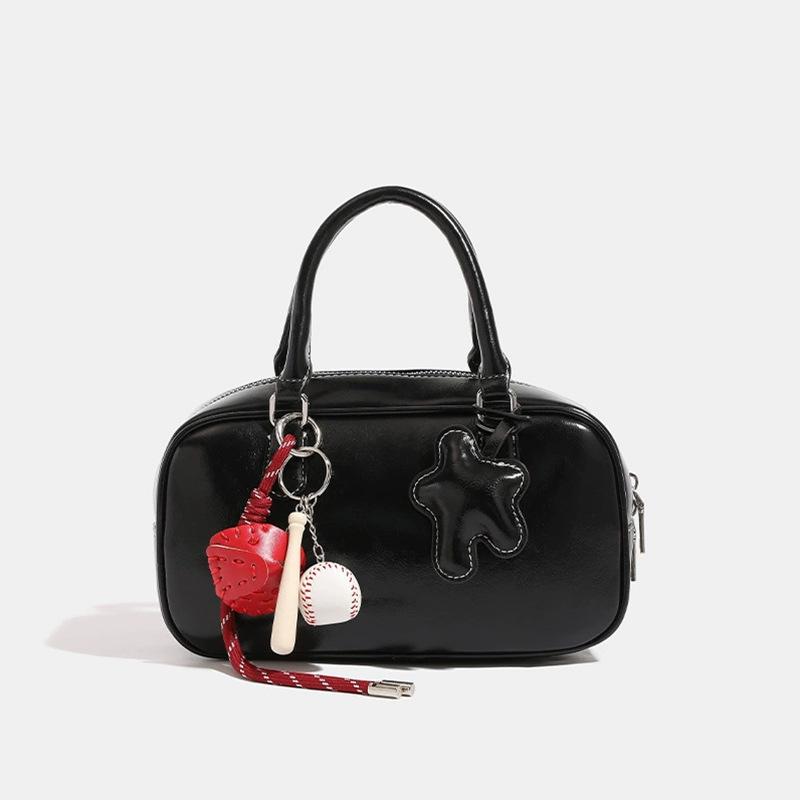 Сумка Нишевая Сумка-Боулинг, Новая Ретро Сумка, Сумка на Плечо, Сумка Кросс-боди, Женская Сумка Бостон