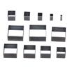 12 Stück Quadrate Lederschneidform Legierter Stahl Stanzform Stanze für Stoff Ton Gummi 5?60 mm