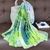 180*90cm muffler fashion Luxury Brand Scarf Women New Style Fashion Color Matching Print Silk Lady Popular Headcloth Beach Shawl