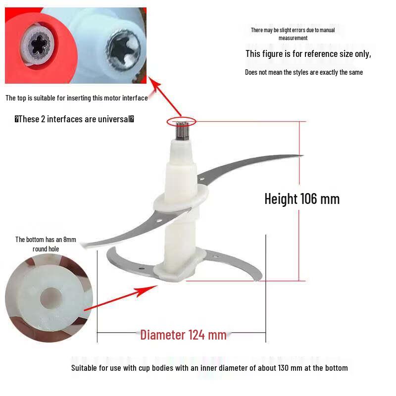 Universal Stainless Steel Meat Grinder Blades