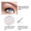 6 Sizes Natural Soft Blended Claret False Eyelashes Extension   Fake Eye Lashes 0.05C 8mm