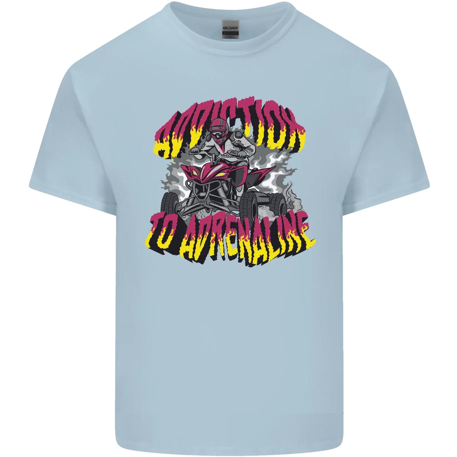 Quad Biking Adrenaline Off Road ATV Biker Kids T-Shirt Childrens XL