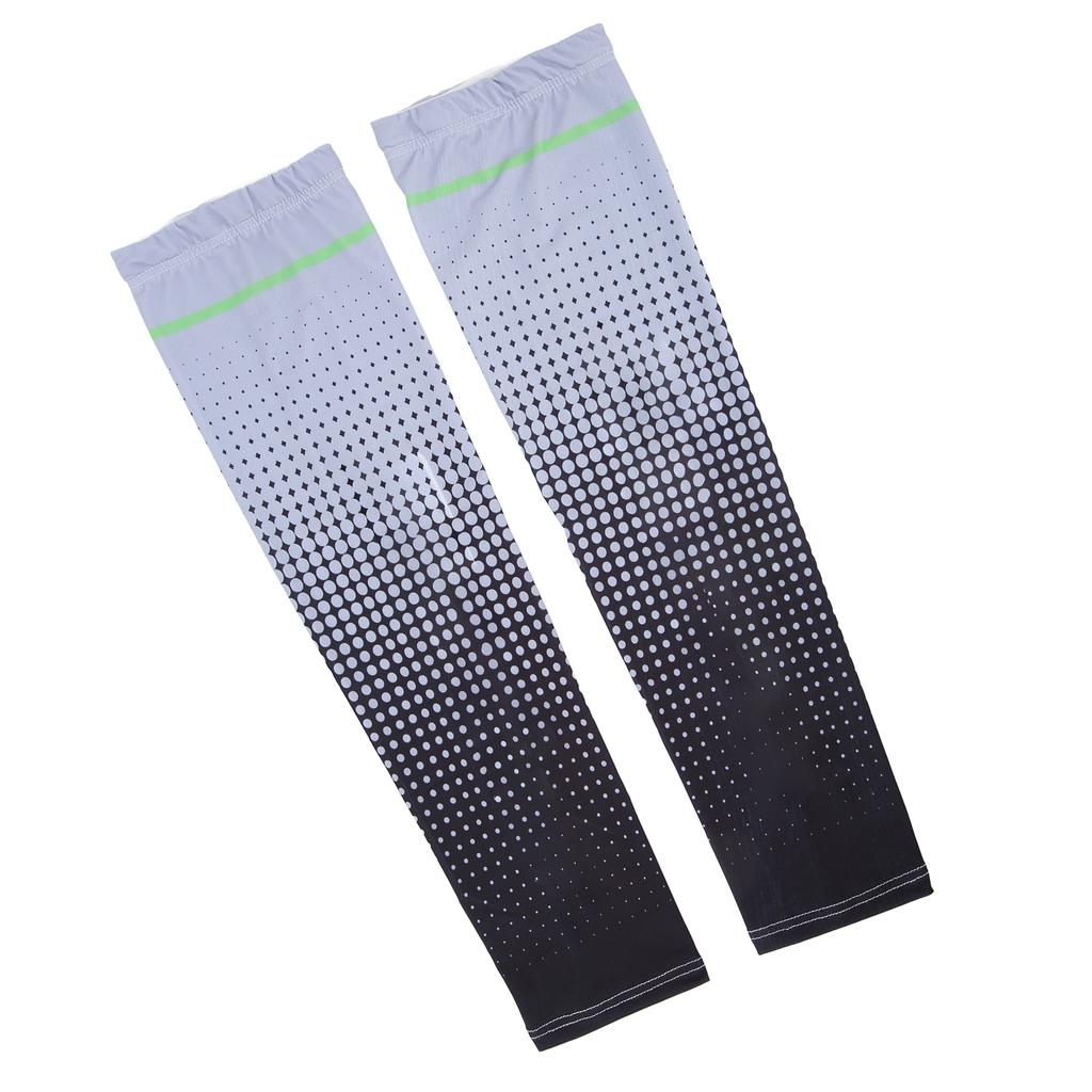 Arm Sleeves Sun Protection Elastic Breathable Cool Moisture Absorption Free Size Sun Sleeves for Sport Cycling Travel