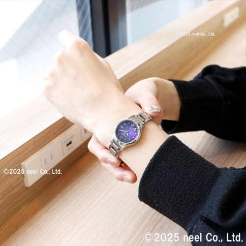 Citizen XC Women's UNITE with BLUE Limited Edition Watch, Light-Powered Eco-Drive, Radio-Controlled, Waterproof, Silver (ES9490-95L)