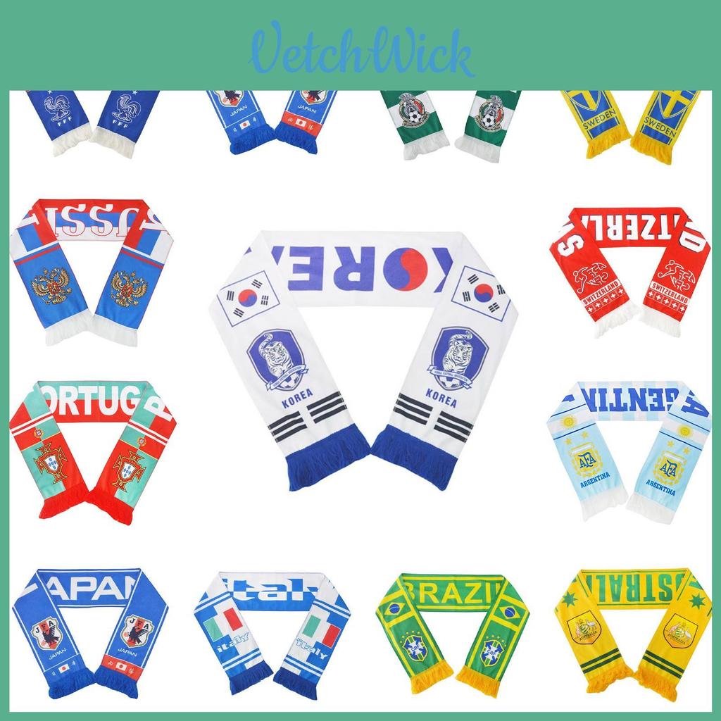 European Cup Soccer Scarf With Quickdry Cotton Fabric For Fans And Collectors
