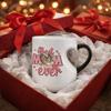 Heart-shaped Color Changing Ceramic Coffee Mug 11oz Heat Creativity Reactive Design Mother's Day Gift for Mom