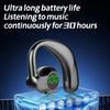 Wireless Bluetooth Headset, Long Battery Life Hanging Ears, Start Noise Reduction Digital Display Sports Sleep Music Earrings