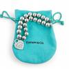 TIFFANY&Co. Bracelet Heart Tag Ball Silver SV925 Women Used