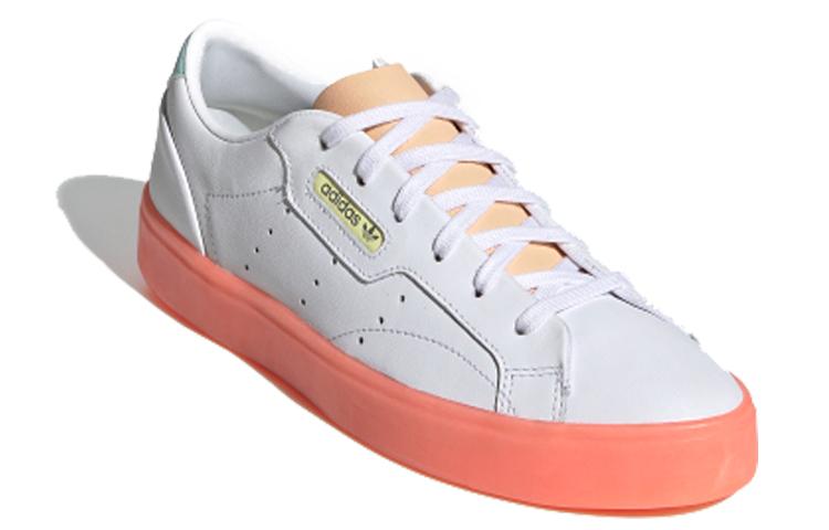adidas Sleek 'White Glow Orange' Women's FW5463