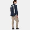 Evisu Classic Big M Print Long Sleeve Shirt Men Shirts Denim-Blue 2EAHTM2SL159RXDN
