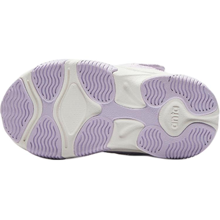 Anta Fashion Non-Slip Warm Childrens Boots Baby Boots Purple A22440057-2
