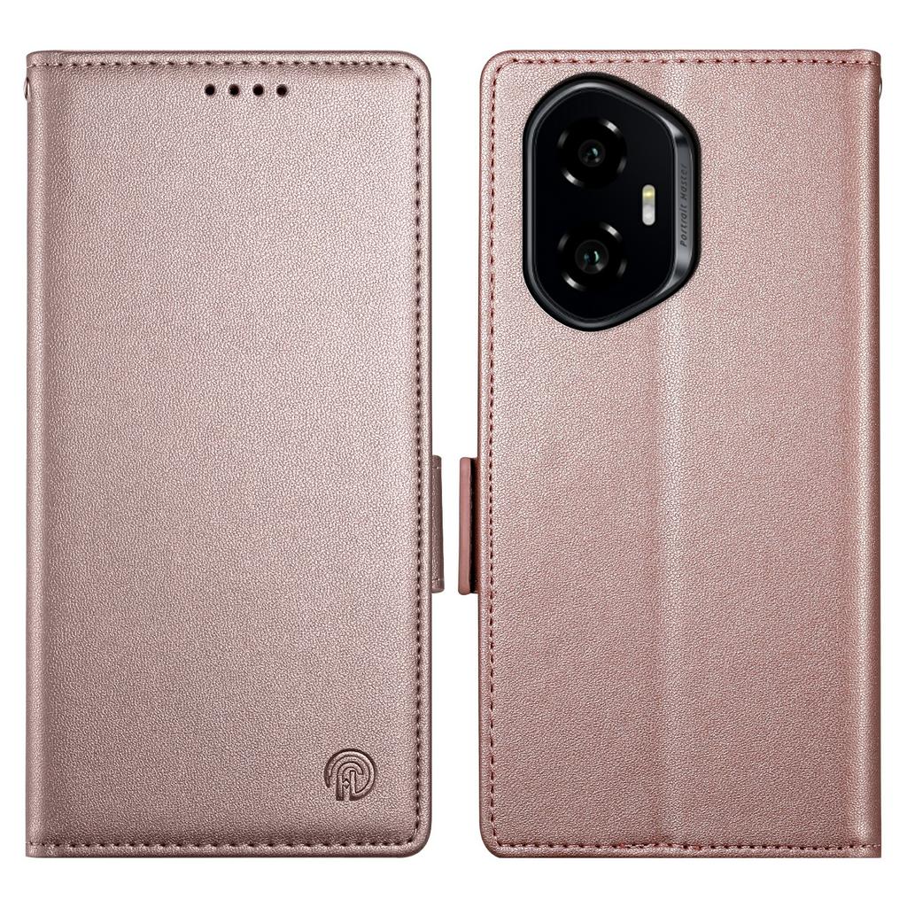 DF-010 For Honor 300 Stand Case PU Leather Wallet Phone Cover