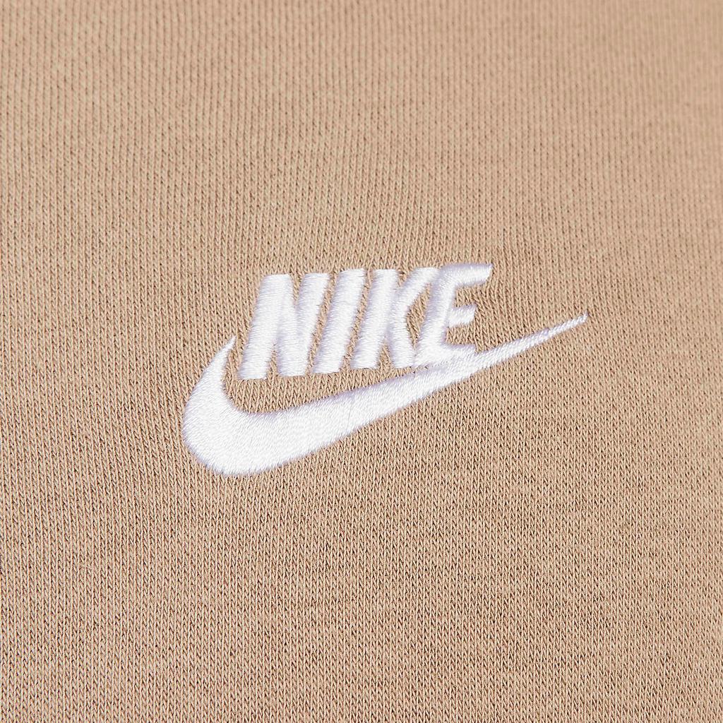 Nike Einfarbiges Kapuzen-Freizeit-Langarm-Sweatshirt Herren-Sweatshirt Khaki BV2655-247