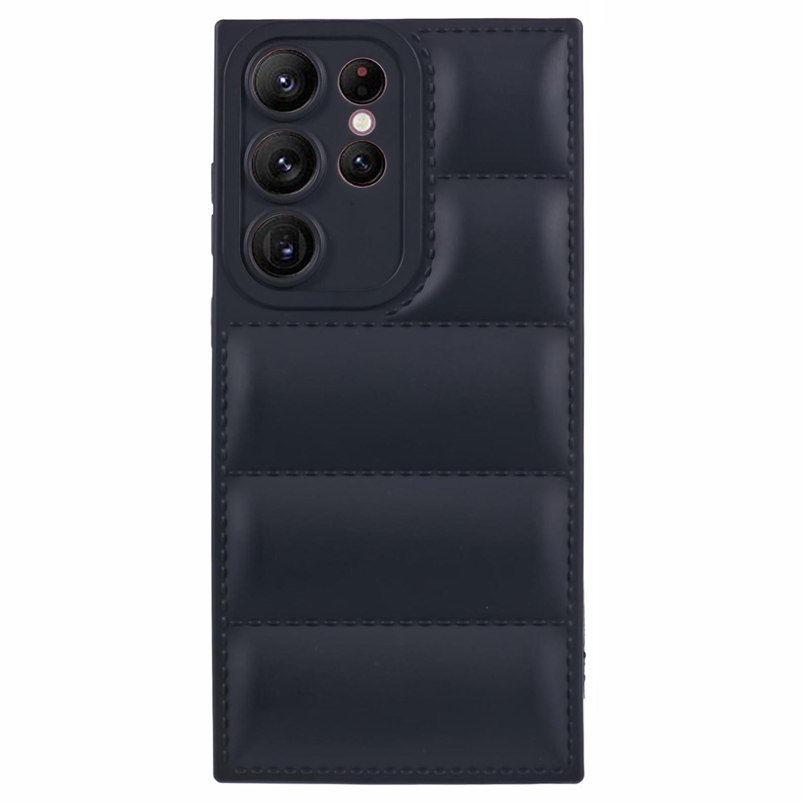 

JTW Series For Samsung Galaxy S22 Ultra 5G TPU Cover Down Jacket Design Phone Case Black