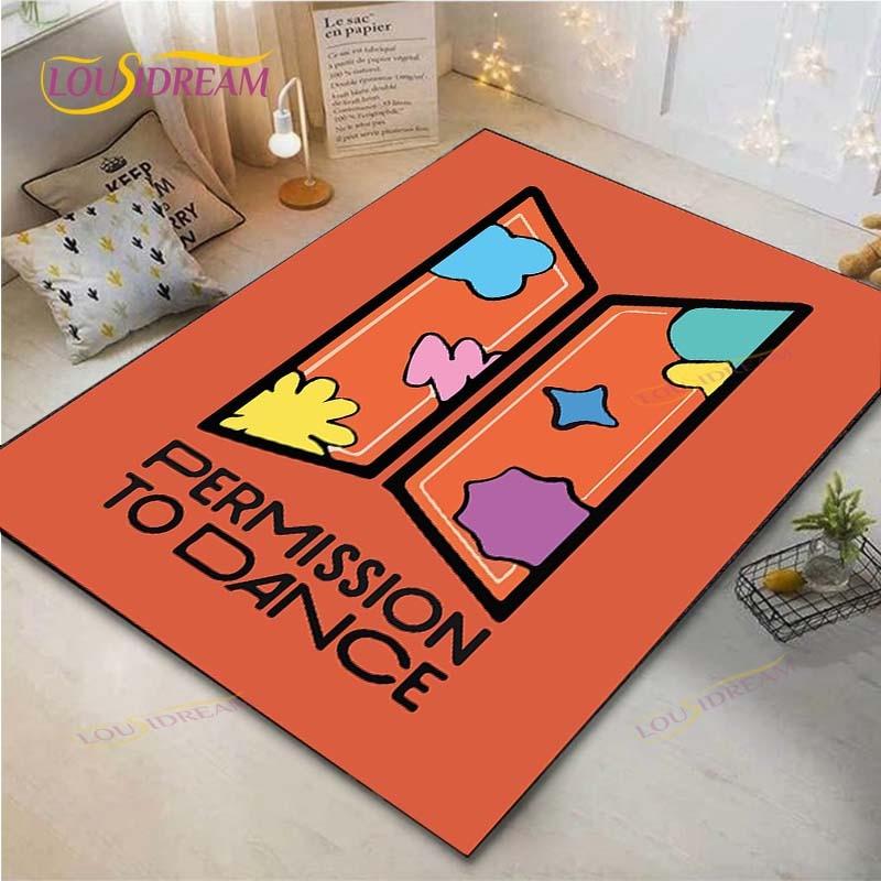 Kpop Bangtan Boys BTS Carpet Living Room Bedroom Bedside Mat Study Room ...