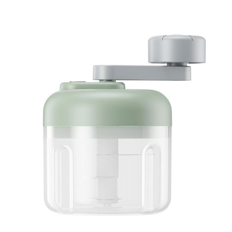 Tragbare Knoblauchpresse Handkurbel Kleine Knoblauchreibe Effizienter Tragbarer Knoblauchhacker Geschenk für Kochbegeisterte