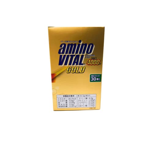 Ajinomoto Amino Vital Gold Grapefruit Flavor Powder (6 Bottles) - 4000mg Amino Acids, BCAA, EAA, Conditioning, Includes Original Pocket Tissues