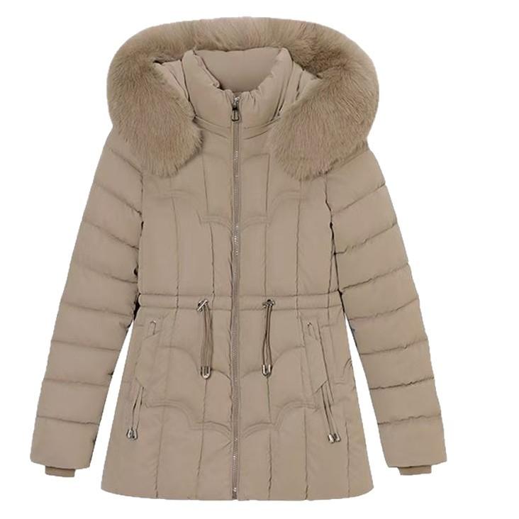 Winter Jacket Women Parkas Fashion High-Quality Warm Cotton Padded Coat Ladies Short Overcoat Hooded Overwear Tops