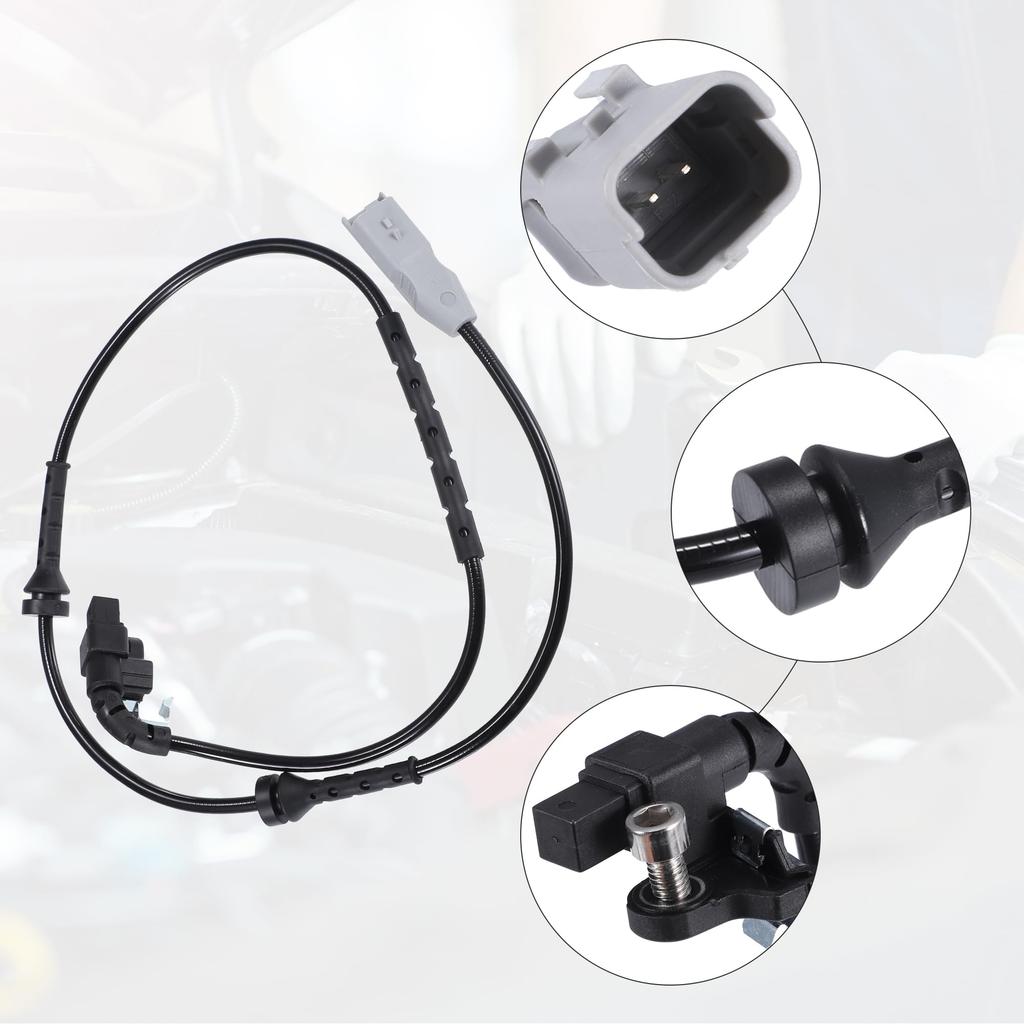 ACROPIX ABS Wheel Speed Sensor, Rear Left/Right for Peugeot, Supports 3008 MPV, Black, 1 Pack