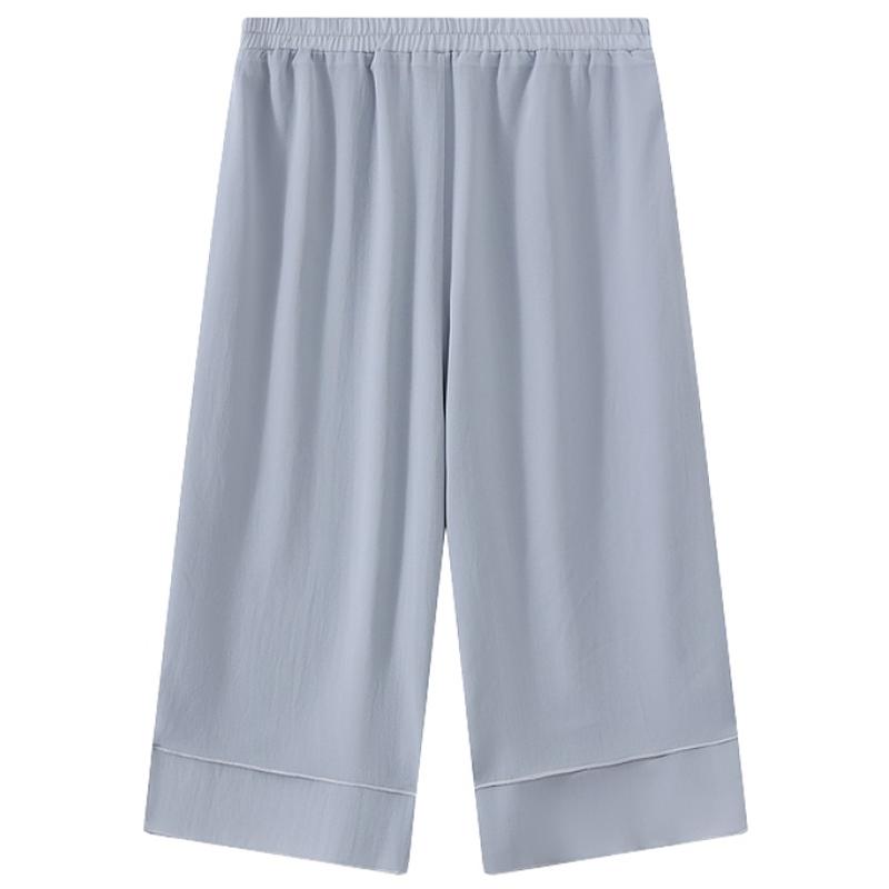 Plus Size 3XL-8XL Summer Chiffon Oversize 2 Piece Sets Women Clothes Casual Elegant Loose Wide Legs Pant Sets