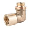 For Car Exhaust Sensor Adapter Brass M18x1 5 Thread with 90 Degree Elbow Fitting for Secure and Sensor Installation
