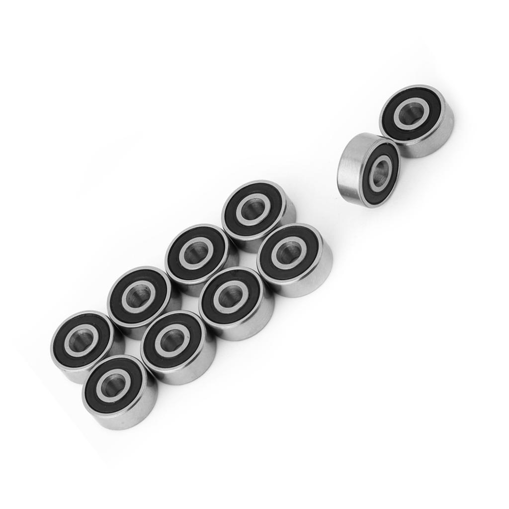 10ks 6232RS dvojitá pryžová utěsněná ocelová miniaturní kuličková ložiska s hlubokou drážkou 3*10*4mm