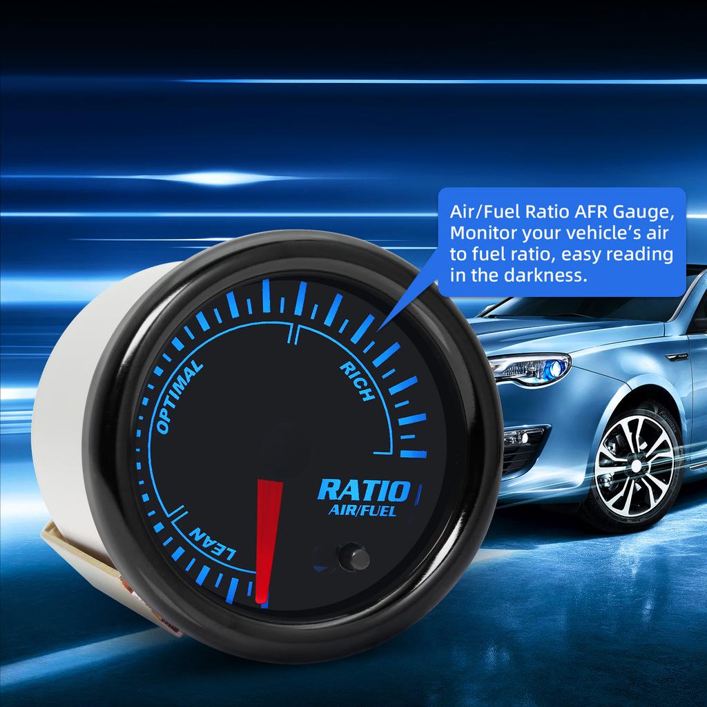 7 Colors LED Dual Display 2" 52mm Boost/Water/Volt/Air Fuel Ratio/EGT/Tachometer/Oil Temp/Oil Pressure RPM Car Gauge Auto Meter