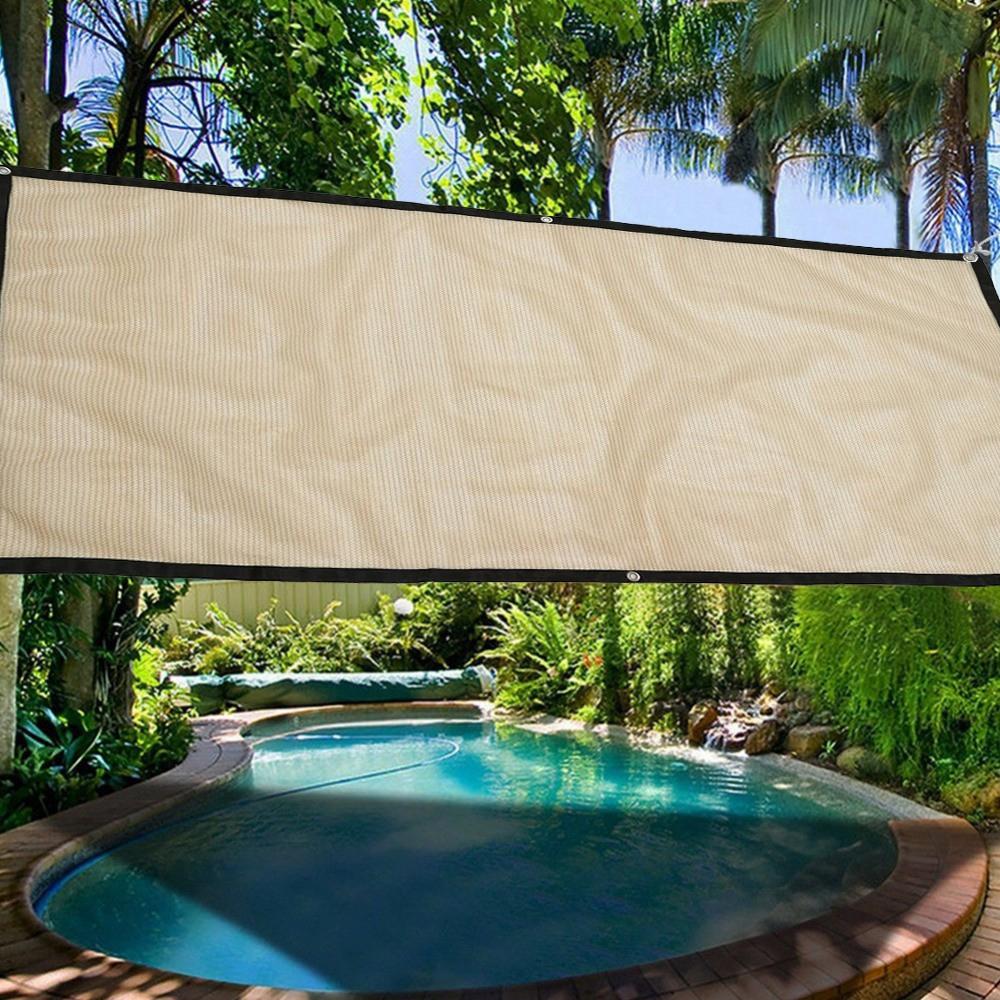 1x1.8m Sun Shade Sail Balcony Bonsai Awning Canopy Sunproof Netting Anti UV Mesh Block Garden