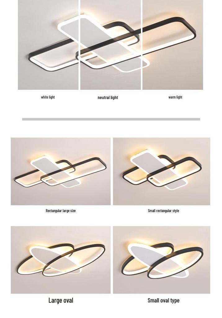 Modern LED Ceiling Light for Living Room, Study, Dining, and Bedroom