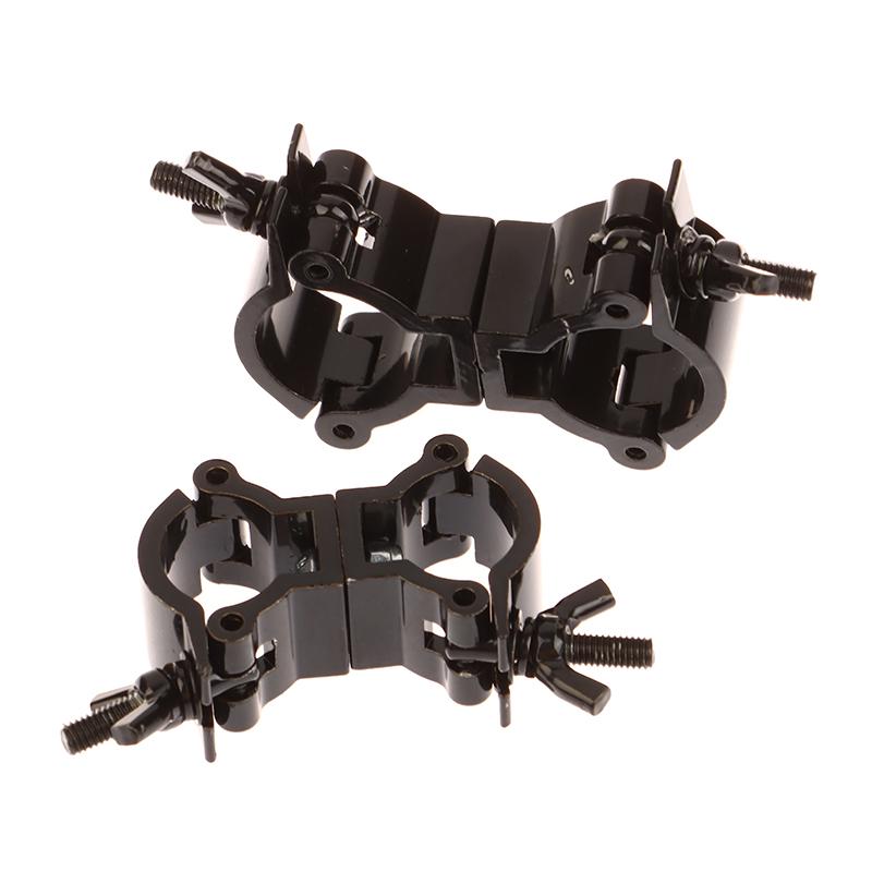 Aluminiowy Obrotowy Zacisk Kratownicowy do Rusztowań Hak do Świateł Scenicznych Zapięcie Jedno/Dwupierścieniowe Rura 18 - 52Mm Dla Maksymalnego Obciążenia 100Kg