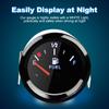 Fuel Level Gauge 52mm 12V Digital For Car Marine Boat Fuel Tank Gauge For 240-33Ohm Fuel Level Sensor Car Motorcycle Accessories