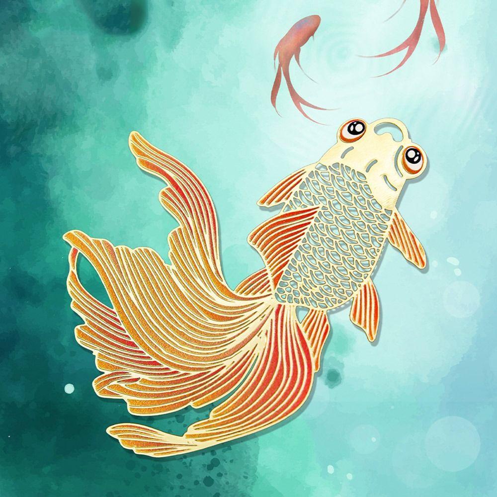 Закладка металева в китайському стилі Квітка Птах Риба Комаха Ажурне Різьблення Кліп для Книг Підвіска з Китицею Студентське Канцладдя Подарункові Приналежності