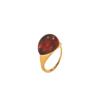 Women's Ring Personalized Inlaid Gemstone Niche High-end Design Adjustable Ring Versatile Jewelry