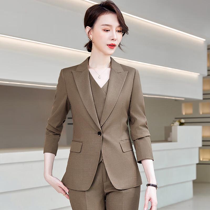 Women's Single-Button Business Suit Set