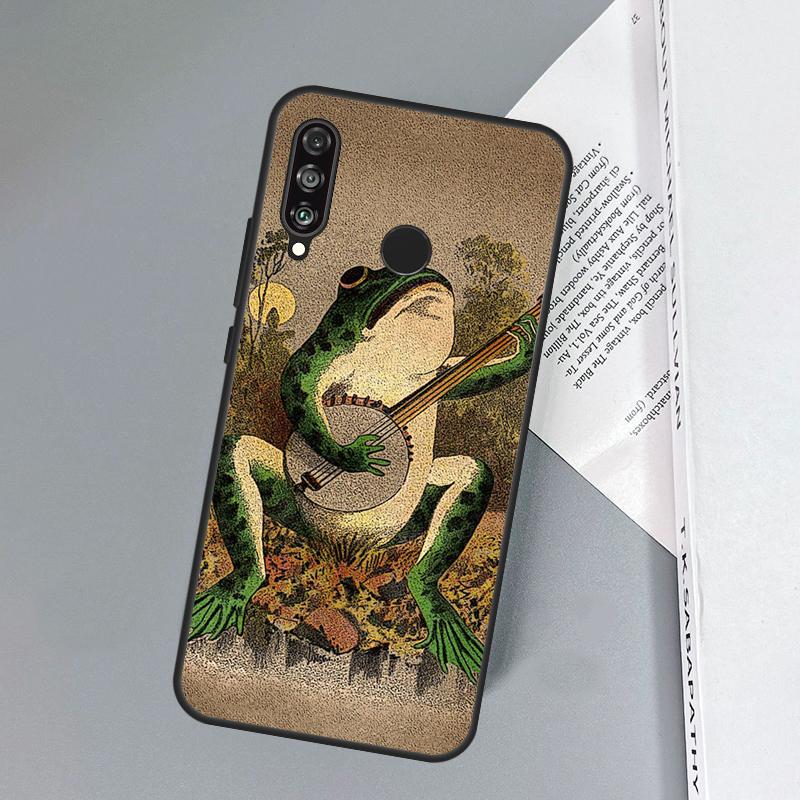 Ästhetischer Frosch Für Huawei Nova 11 Pro 9 10 SE Y70 Y60 Y90 Y61 Y91 Y73 Y72 12s 12i 11i 8i P30 P40 Lite Hülle