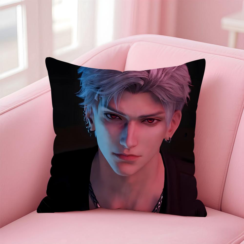 L-love and deepspace Cushion Cover Home & Car Multi-Scene Pillow Cover - Reversible, Soft & Durable for Daily Use