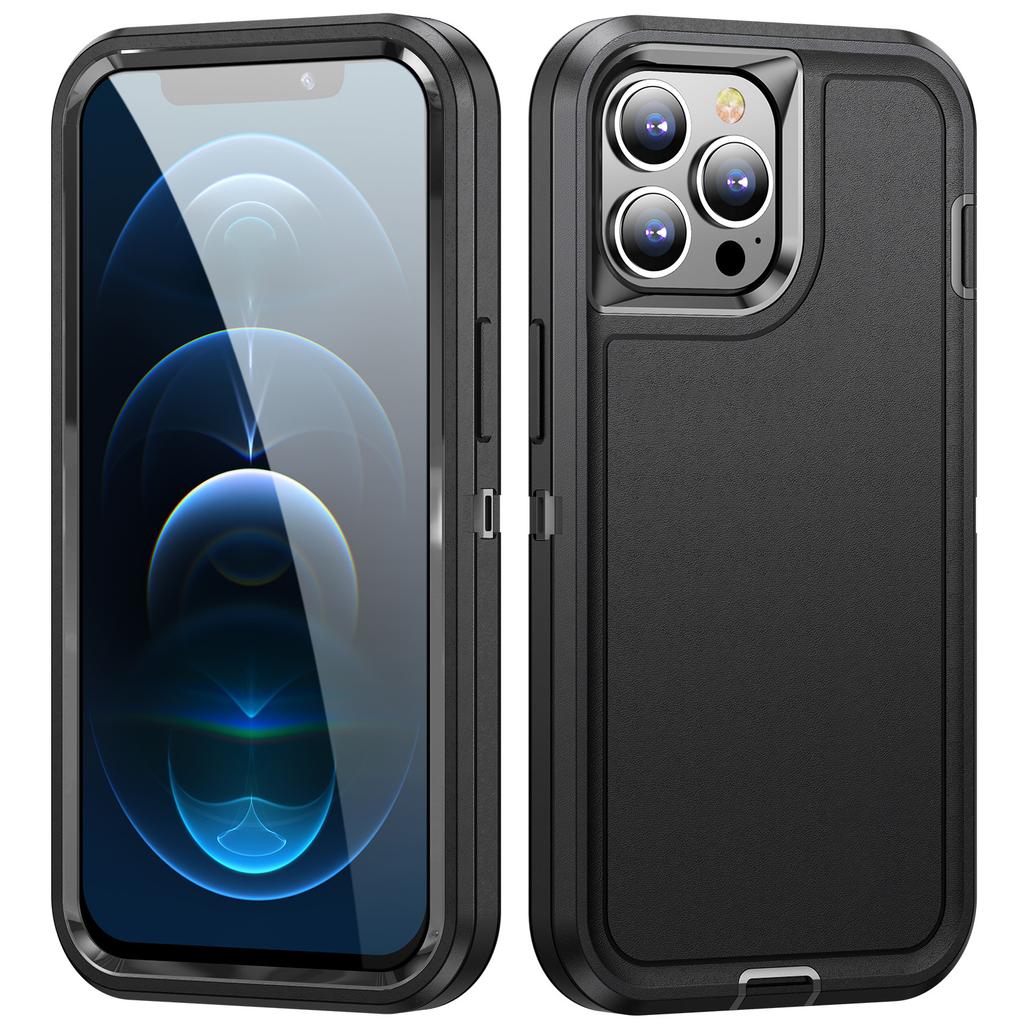 For iPhone 12/12 Pro Anti-Scratch Case TPU+PC Drop Protection Phone Cover