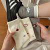 Female Spring and Autumn Cotton Cute Cartoon Flocking Sweats Suction Tube Pile Socks