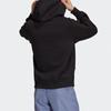 Men's Adidas Originals C Hoody Solid Color Fleece Lined Stay Warm Sports Black H11377