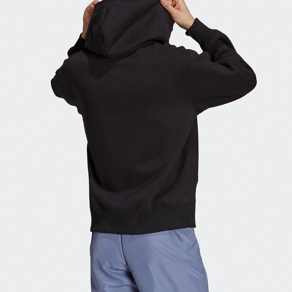 Men's Adidas Originals C Hoody Solid Color Fleece Lined Stay Warm Sports Black H11377