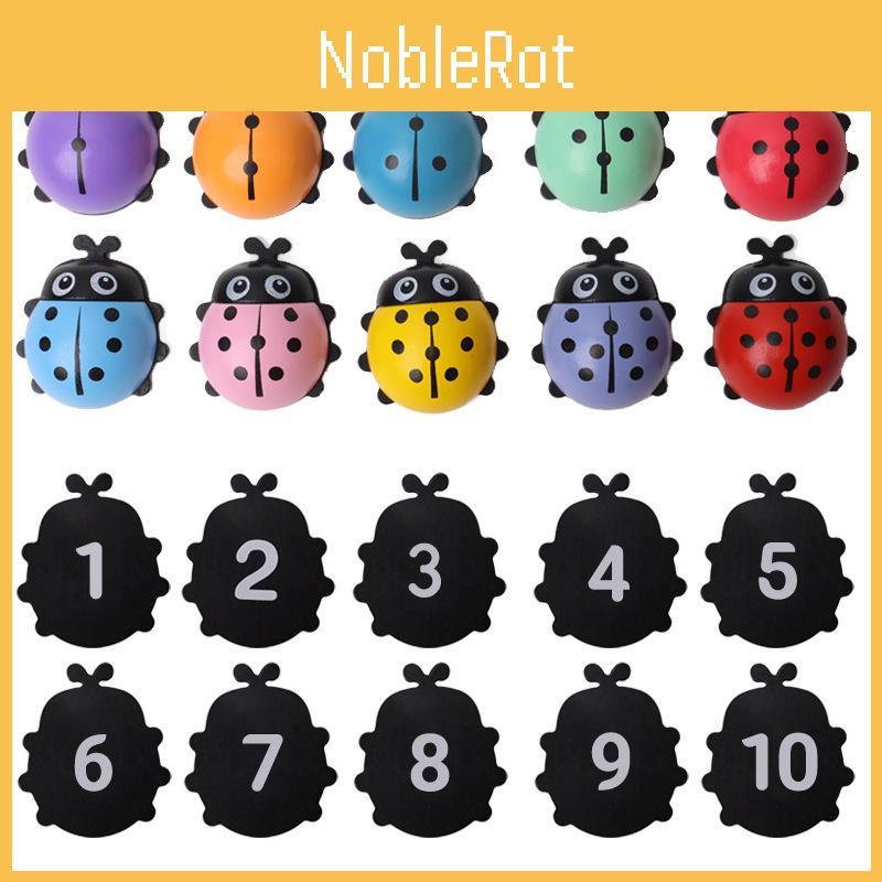 Wooden Toddler Ladybug Counting Toy For Early Math Skills And Fun Educational