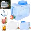 3L Portable Water Container Multifunction Drinking Water Jug Leakproof Water Storage Container for Hiking Self-Driving Tour