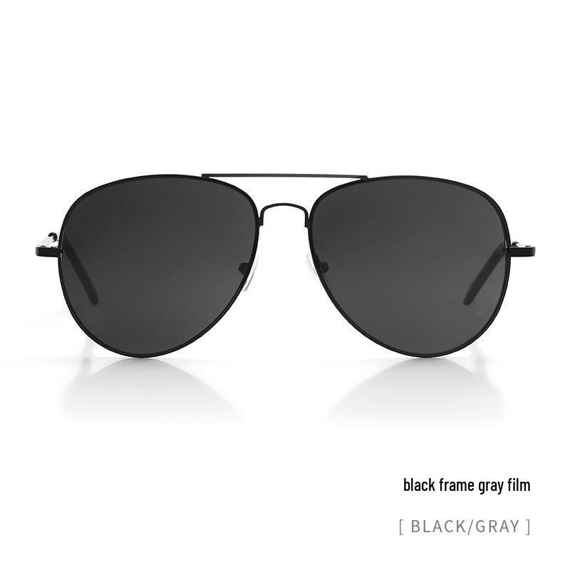 Unisex Aviator Frog Mirror Sunglasses - Multicolor Metal Frame