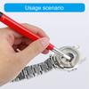 3Pcs/set Rust Removal Brush Pen Glass Fiber/Brass/Steel Brush Pen Shape Watch Repair Parts Polishing Cleaning Tool