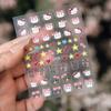 Charming Hello Kitty Nail Art Stickers: Cute Cartoon Designs with Bows & Stars