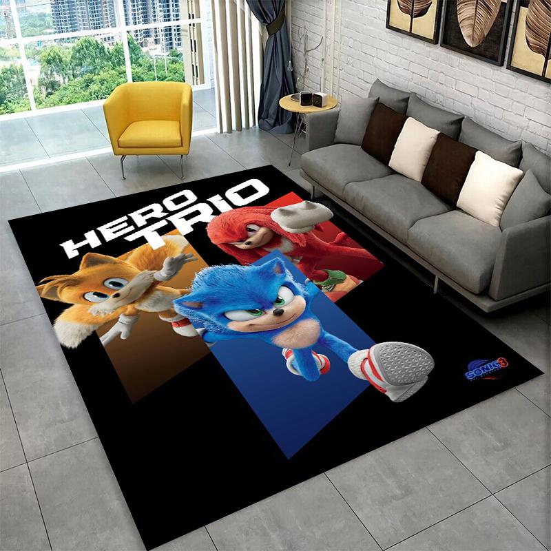 

Classic S-Sonic Cartoon Game Carpet Rug for Playroom Bedroom Living Room Sofa Home Decor,kid Area Rug Non-slip Floor Mat Gift 40x60cm