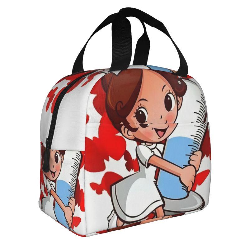 Enfermera En Apuros Doctor Enfermera Fiambrera para Mujeres Multifunción Buceo Buceo Refrigerador Térmico Bolsa de Almuerzo Aislada para Alimentos Oficina